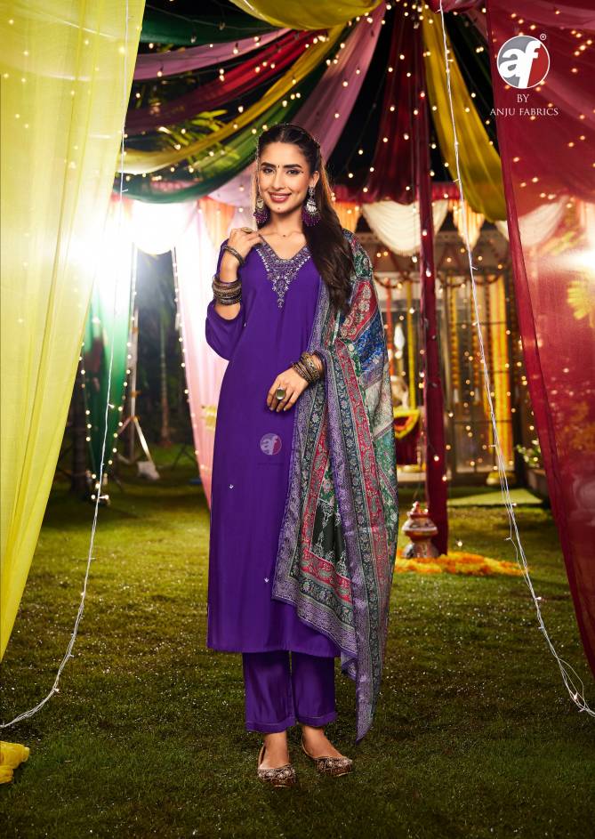 Shararat Vol 8 By AF Modal Silk Designer Kurti With Bottom Dupatta Wholesale Price In Surat